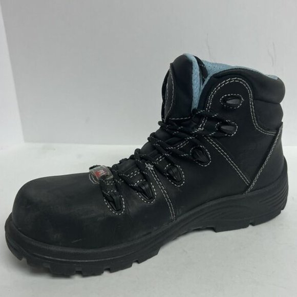 Avenger Womens Framer Comp Toe Boot Black Size 8.5 M - Picture 2 of 6